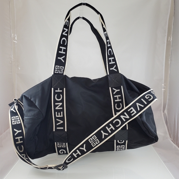 NWT$1385 Givenchy Black Gym Duffle Nylon Bag - Picture 11 of 16